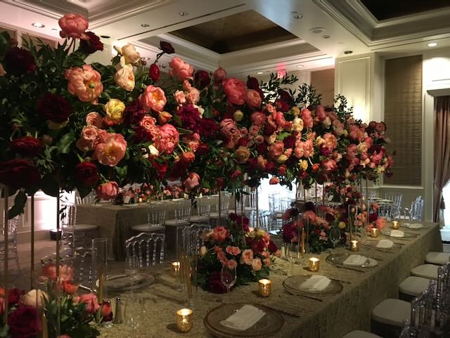 Elegant Floral Banquet Setup